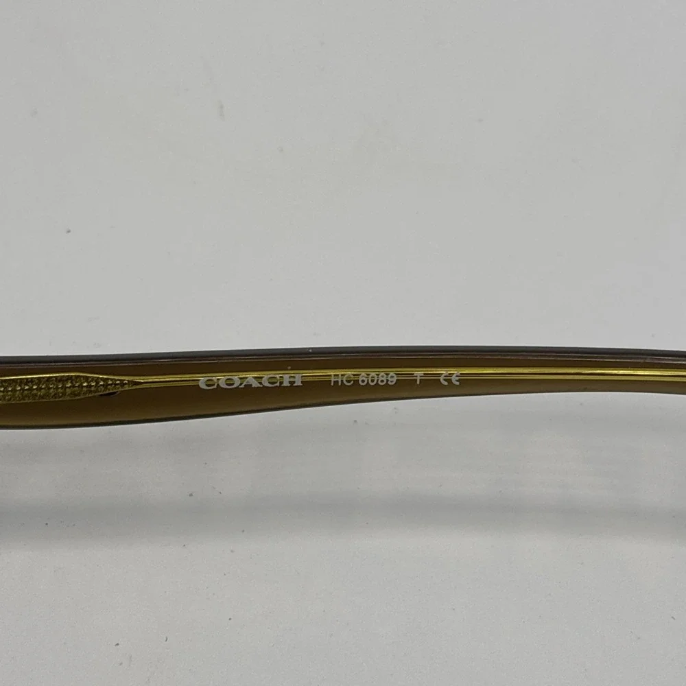 Coach Eyeglasses Frame HC6089 5400 Olive Brown Gradient Full Rim 51-16-135 #D122